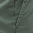 Olive Green Twill Joggers Dark Green Nawao.com