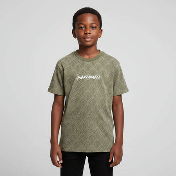 Olive Jacq Over Size T Shirt Green Nawao.com