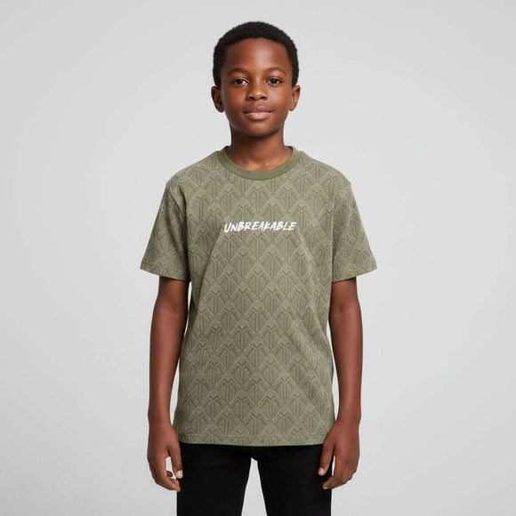 Olive Jacq Over Size T Shirt Green Nawao.com