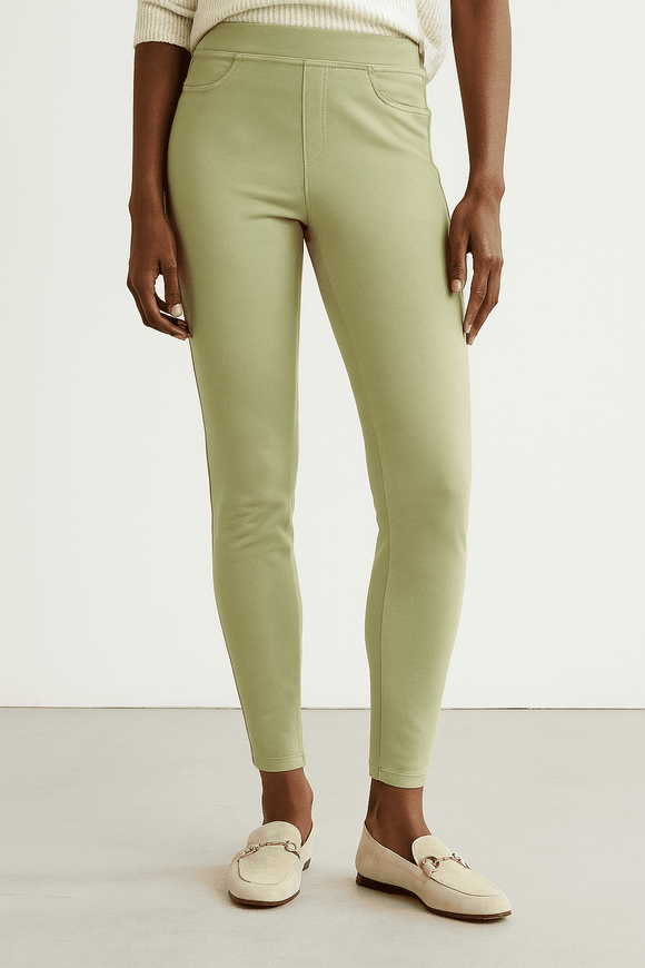 Olive Knit Jegging Dark Nawao.com