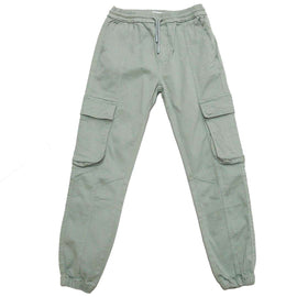 Olive Pullon Jogger Cargo Casual Trouser Green Nawao.com