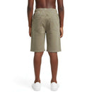 Olive Pullon Knit Denim Shorts Green Nawao.com