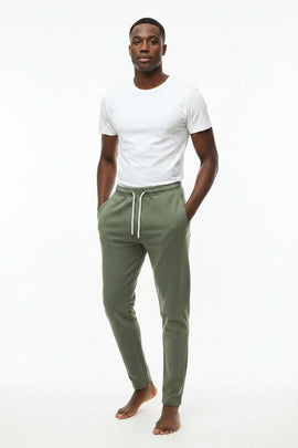 Olive Pyjama Bottom Dark Green Nawao.com