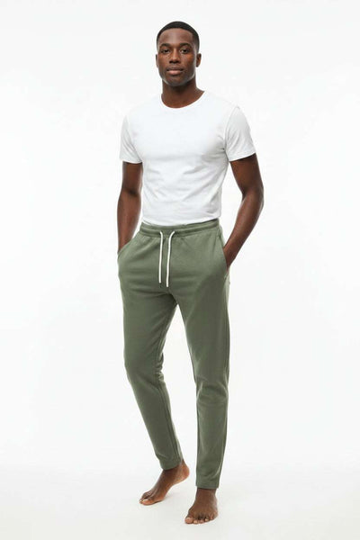 Olive Pyjama Bottom Dark Green Nawao.com