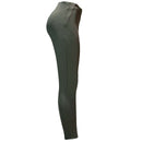 Olive Single Button Dart Ponte Legging Nawao.com