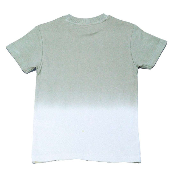 Olive Tie And Dye Printed T Shirt Nawao.com