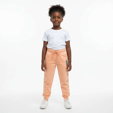 Orange Give Me Perfect Likes Print Track Pants Nawao.com