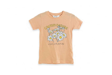 Orange  S/S Placement Print Pj Sets With Shorts  Orange Nawao.com