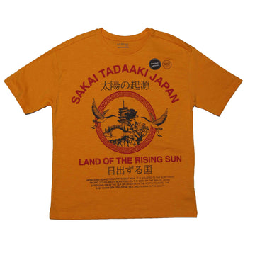Orange Sakai Tadaaki City Name Oversize Tee Orange Nawao.com