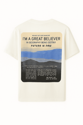 Pale Blue Graphic Tee Pale Nawao.com