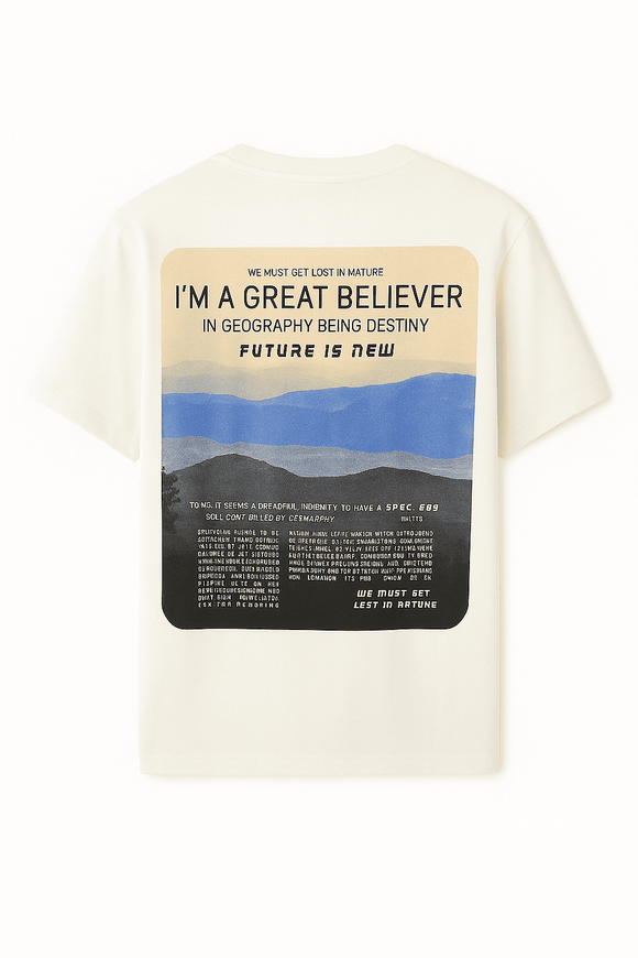 Pale Blue Graphic Tee Pale Nawao.com