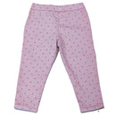 Pale Pink Aop Slim Fit Denim Jeans Nawao.com