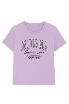 Pale Pink Graphic T Shirt Lilac Nawao.com