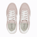 Pale Pink Hiker Sneaker With Overlay Detail Nawao.com