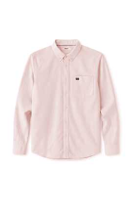 Pale Pink Mens Casual Shirt Nawao.com