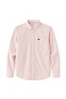 Pale Pink Mens Casual Shirt Nawao.com