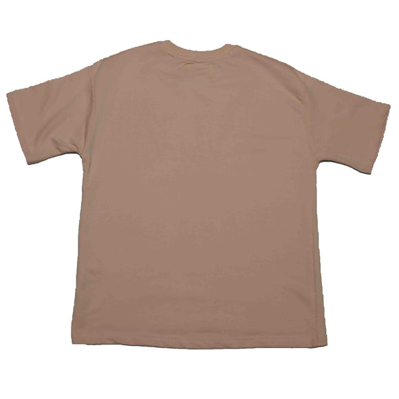 Pale Pink Oversize Casual Set Nawao.com