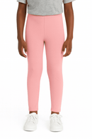 Pale Pink Rib Leggings Nawao.com