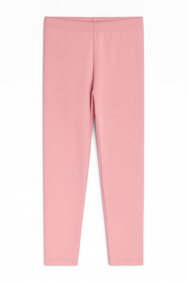Pale Pink Rib Leggings Nawao.com