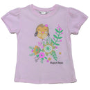 Pale Pink Short Sleeve Placement Print Pj Sets Nawao.com