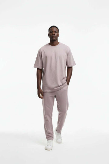 Pale Pink T Shirt   Pyjama Pant Set Pale Pink Medium Nawao.com