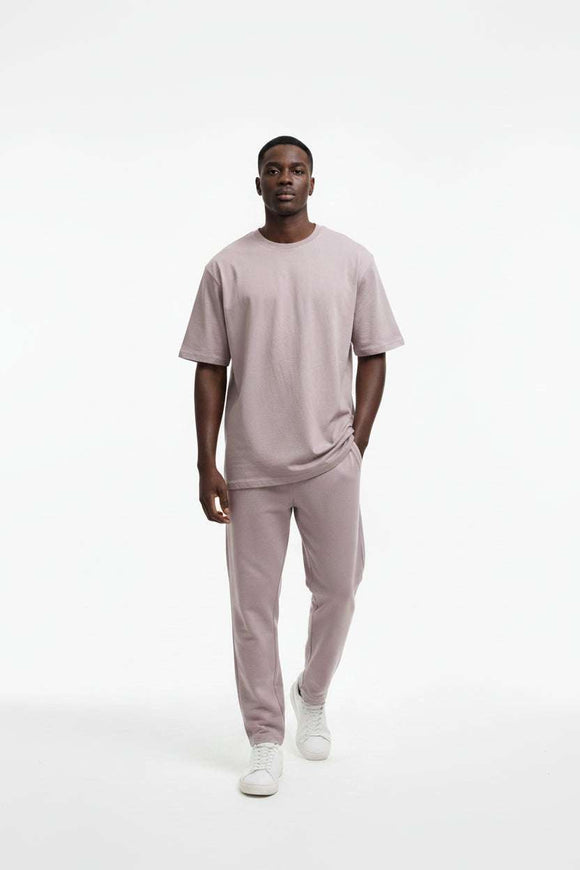 Pale Pink T Shirt   Pyjama Pant Set Pale Pink Medium Nawao.com