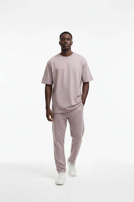 Pale Pink T Shirt   Pyjama Pant Set Pale Pink Medium Nawao.com