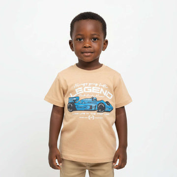Pale Yellow Legend Graphic T Shirt Yellow Nawao.com