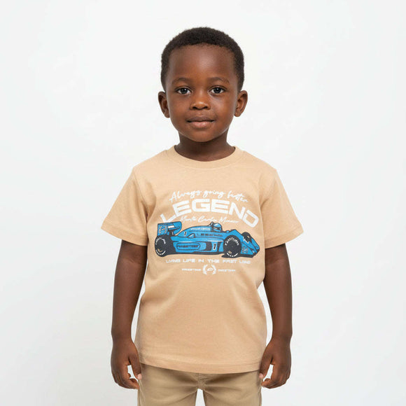 Pale Yellow Legend Graphic T Shirt Yellow Nawao.com