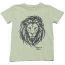Pale Yellow Printed Short Sleeve T Shirt Nawao.com