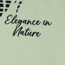 Pale Yellow Printed Short Sleeve T Shirt Nawao.com