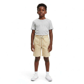 Pale Yellow Pullon Shorts Pale Yellow Nawao.com
