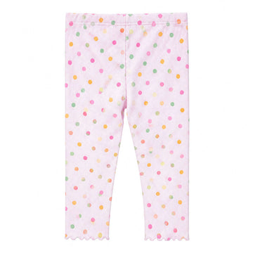 Peach 3D Top With Lilac All Over Print Leggings Assorted Nawao.com