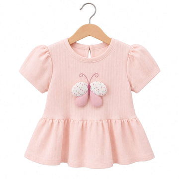 Peach 3D Top With Lilac All Over Print Leggings Assorted Nawao.com