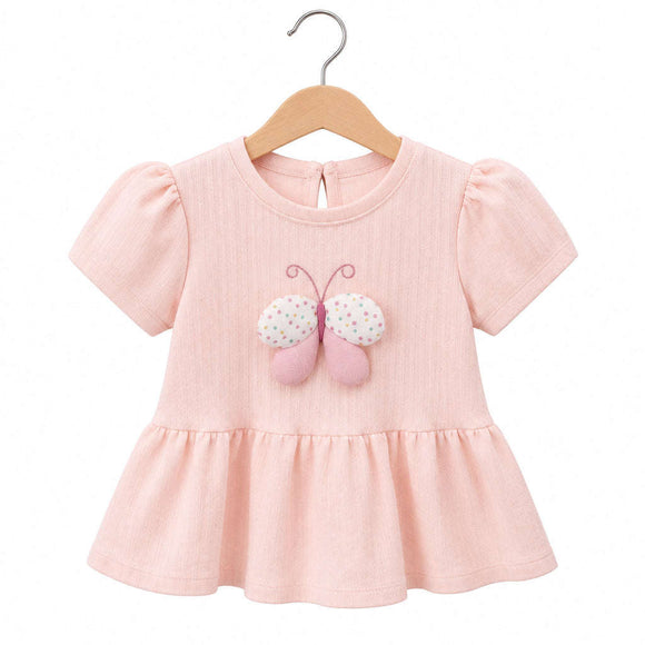 Peach 3D Top With Lilac All Over Print Leggings Assorted Nawao.com