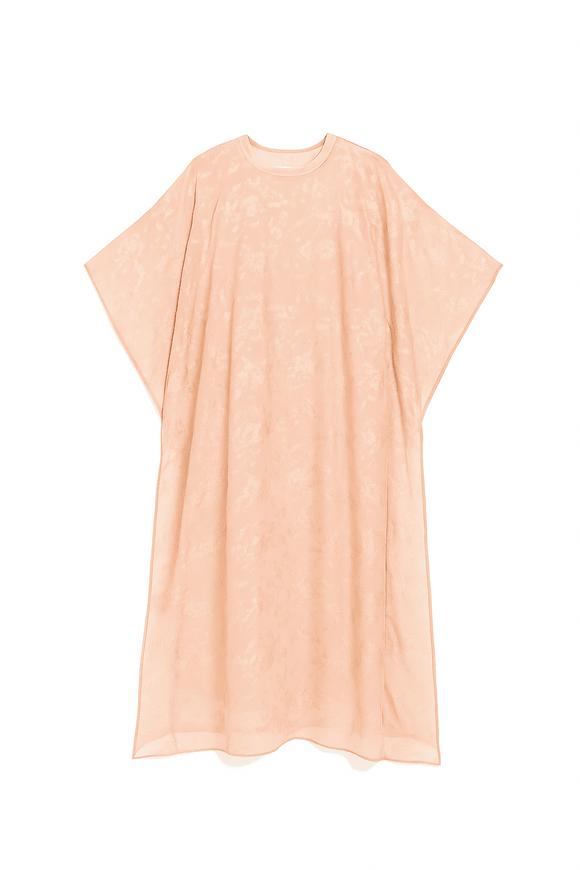 Peach Lurex Kaftan Nawao.com