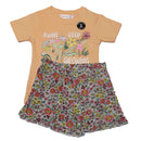 Peach Print Pyjama Sets Nawao.com