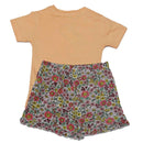 Peach Print Pyjama Sets Nawao.com
