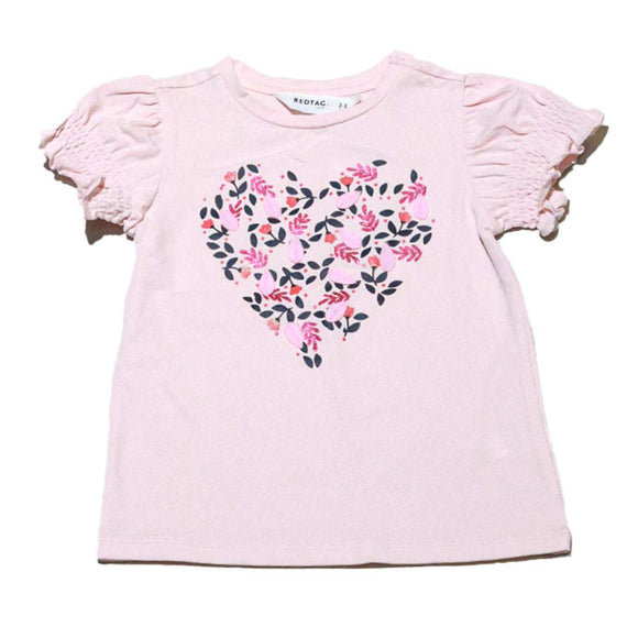Peach Print T Shirt Nawao.com