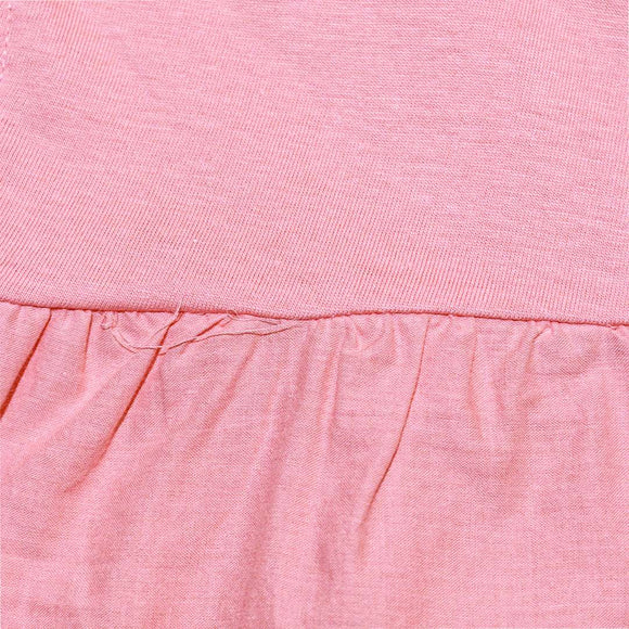 Peach Schiffly Blouse Nawao.com