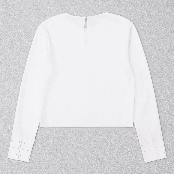 PEARL BLOUSE IVORY Nawao.com