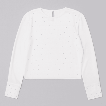 PEARL BLOUSE IVORY Nawao.com