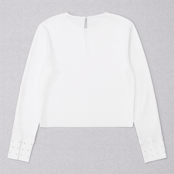PEARL BLOUSE IVORY Nawao.com