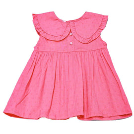 Peterpan Dobby Blouse Coral Pale Nawao.com