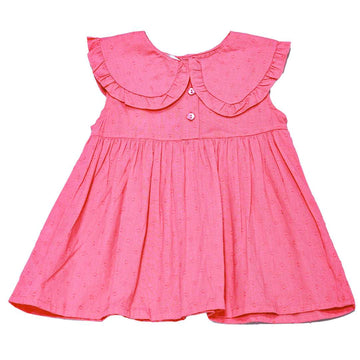 Peterpan Dobby Blouse Coral Pale Nawao.com