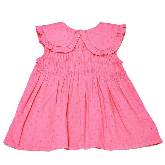 Peterpan Dobby Blouse Coral Pale Nawao.com