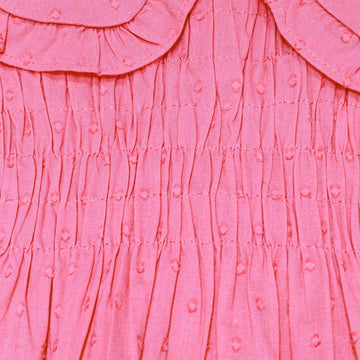 Peterpan Dobby Blouse Coral Pale Nawao.com