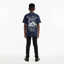 Petrol Blue Casa Tourism Association Over Size T Shirt Blue Nawao.com
