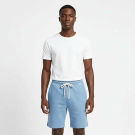 Petrol Blue Pull On Shorts Blue Nawao.com