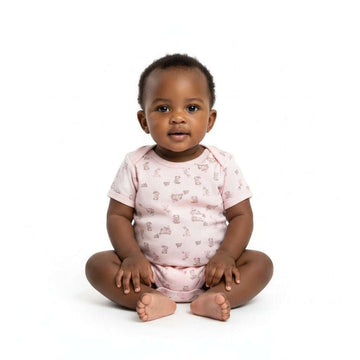 Pink 2 Pack Assorted Rompersuits Pale Pink Nawao.com